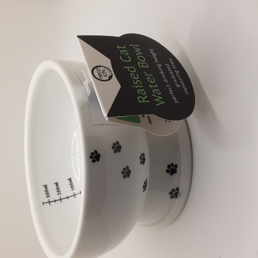 Neco Ichi Raised Cat Water Bowl - NWT & Food Bowl - EUC - Picture 8 of 13